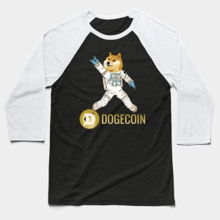 Dogecoin coin Crypto coin Cryptocurrency Baseball T-Shirt